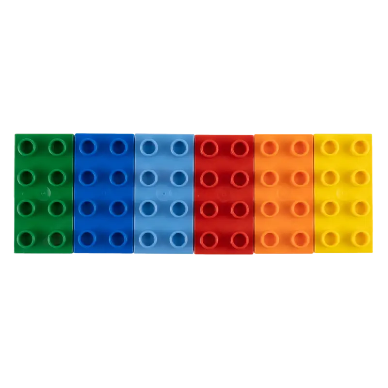 LEGO® DUPLO® 2x4 Steine – Individuell Gemischte Baustein-Sets 2500x Bunt & Kreativ! NEU!