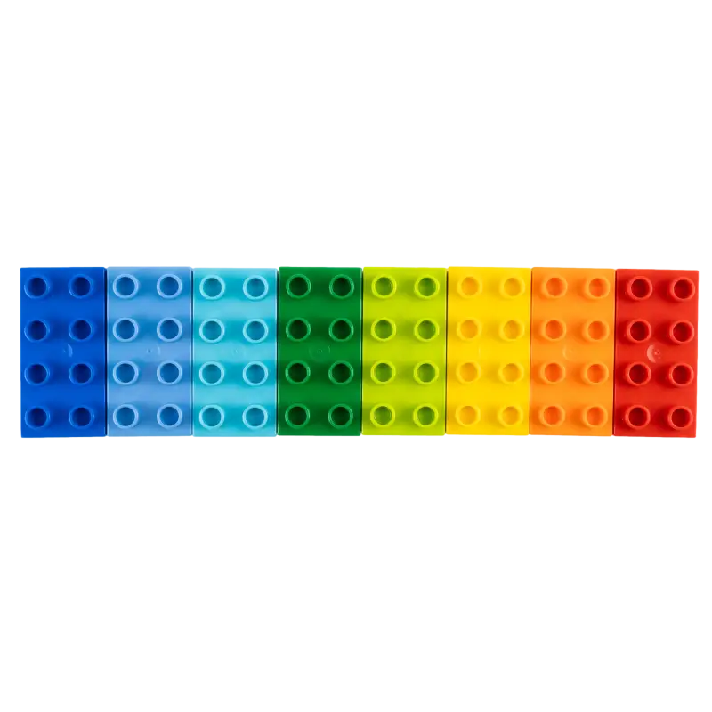 Bunte Kreativität Entfesseln mit LEGO® DUPLO® 2x4 Bausteinen – 50x Individuell Gemischte Steine NEU!