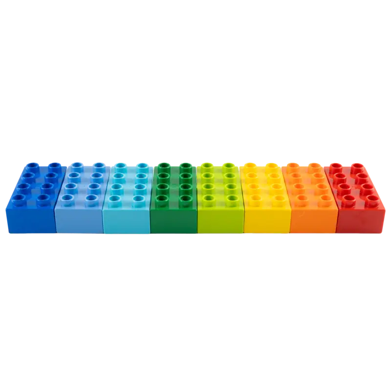 Bunte Kreativität Entfesseln mit LEGO® DUPLO® 2x4 Bausteinen – 50x Individuell Gemischte Steine NEU!