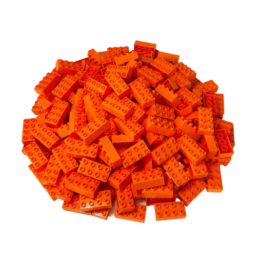 LEGO® DUPLO® 2x4 Steine Bausteine Grundbausteine Orange - 3011 NEU!
