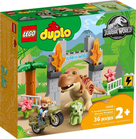 LEGO® DUPLO® Ausbruch des T. Rex und Triceratops - 10939 NEU! Teile