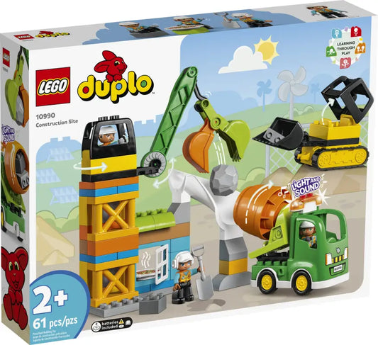 LEGO® DUPLO® Baustelle mit Baufahrzeugen - 10990 NEU! Teile 61x