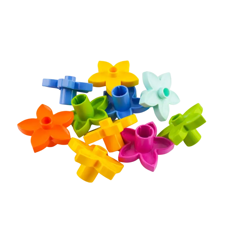 LEGO® DUPLO® Blumen Set Bunt Gemischt - Kreative Farbenpracht für Kleine Entdecker! NEU! 10 Teile