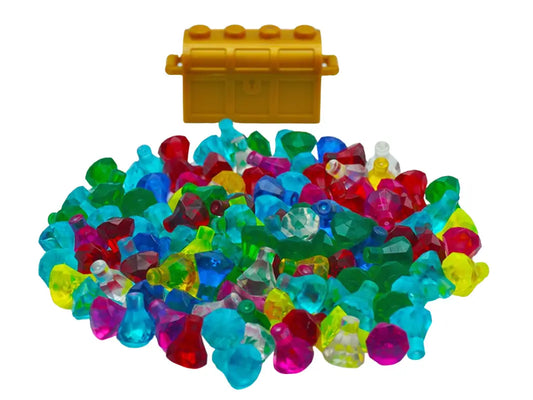 LEGO® Edelsteine & Diamanten Schatztruhe - Entdecke den einzigartigen Schatz! 102 Teile NEU!