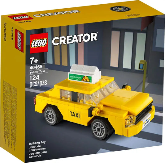 LEGO® Gelbes Taxi 40468 - Erlebe die Stadt mit 124 Teilen purer Baufreude! NEU!