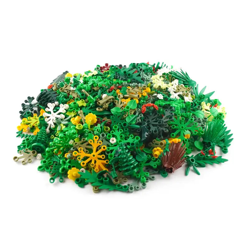 LEGO® Pflanzen-Paket: 100x Individuell Gemischte Blätter für Kreative Bauwelten - Entdecke Natur pur! NEU!