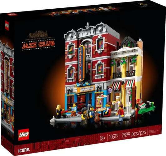 LEGO® Icons Jazz Club Bauset 10312 - Tauchen Sie ein in die Magie der Musik! NEU! 2899 Teile für kreative Baukunst