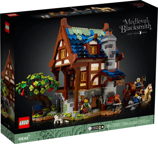 LEGO® Mittelalterliche Schmiede - 21325: Erwecke deine Fantasie mit 2164 Teilen zum Leben! NEU!