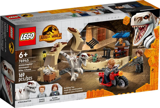 LEGO® Jurassic World Atrociraptor: Motorradverfolgungsjagd - 76945