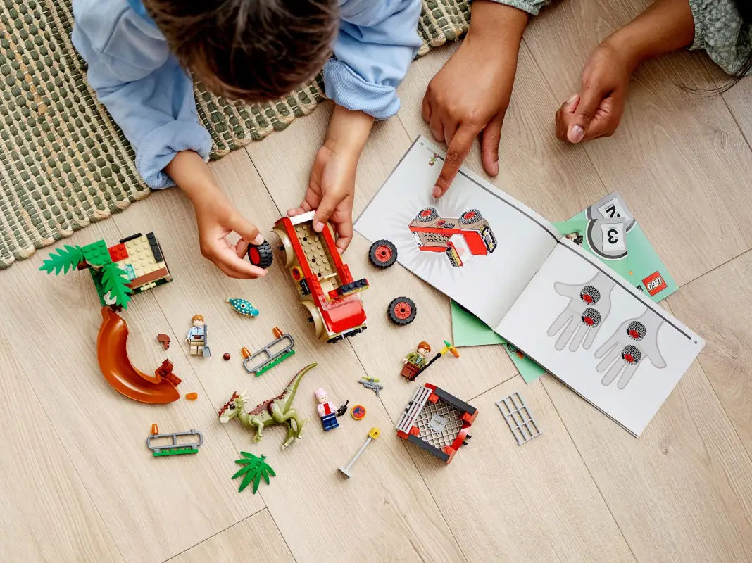 LEGO® Jurassic World Flucht des Stygimoloch - Abenteuerliche Rettungsaktion in LEGO-Form! 129 Teile - NEU!