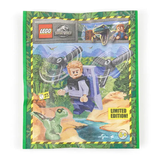 LEGO® Jurassic World: Owen mit Jetpack & Raptor - Abenteuer pur! NEU - 122328