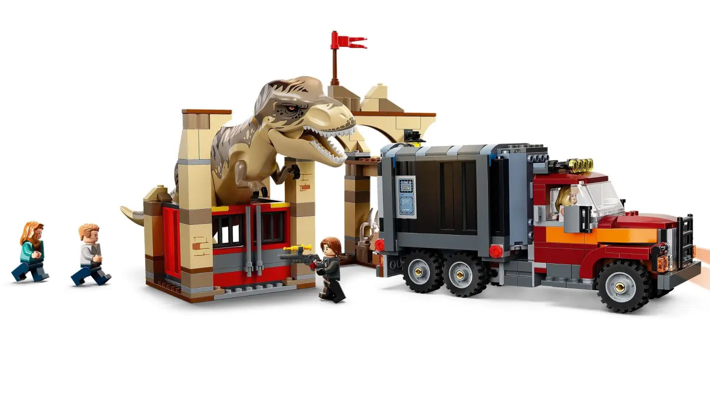 Erlebe den Nervenkitzel mit LEGO® Jurassic World T. Rex & Atrociraptor: Dinosaurier-Ausbruch – 76948 NEU! | 466 Teile