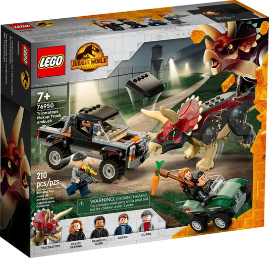 LEGO® Jurassic World Triceratops-Angriff - 76950 NEU! | Abenteuerliche Dino-Action für endlosen Spielspaß - 320 Teile