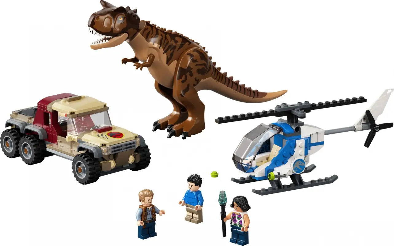 LEGO® Jurassic World Carnotaurus-Verfolgung - 76941 NEU! | Abenteuer pur mit 240 Teilen!