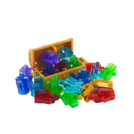 LEGO® Juwelen Schatz - 20 Funkelnde Kristalle & Goldene Schatztruhe! Einzigartige Abenteuer erwarten dich! NEU!