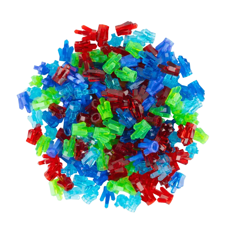 LEGO® Kristalle & Edelsteine – Bunt Gemischt (50x) | Entdecke Einzigartige Schätze für Kreative Abenteuer! NEU 30385