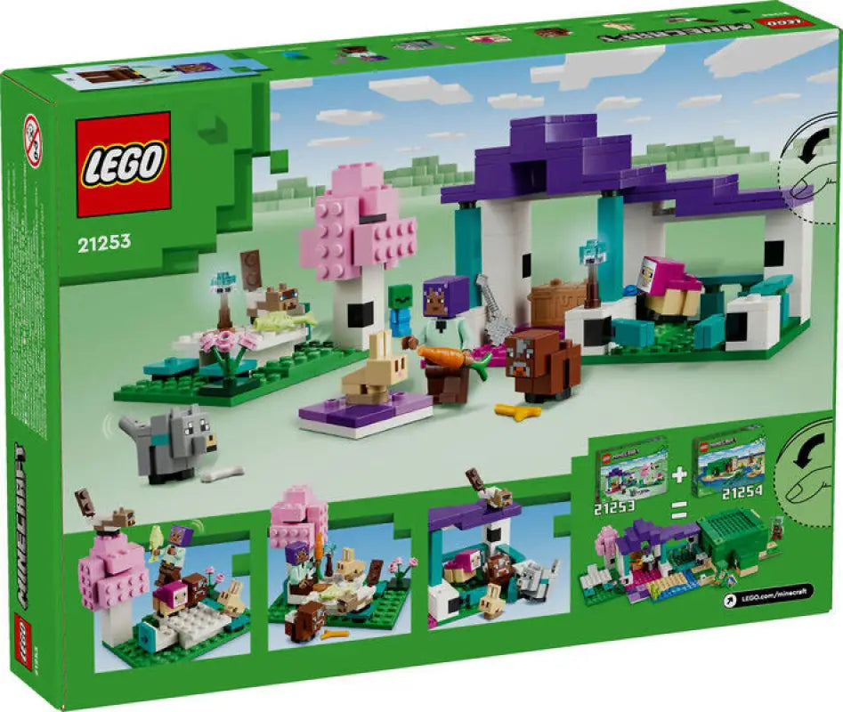 LEGO® Minecraft 21253 Das Tierheim - NEU! Teile 206x
