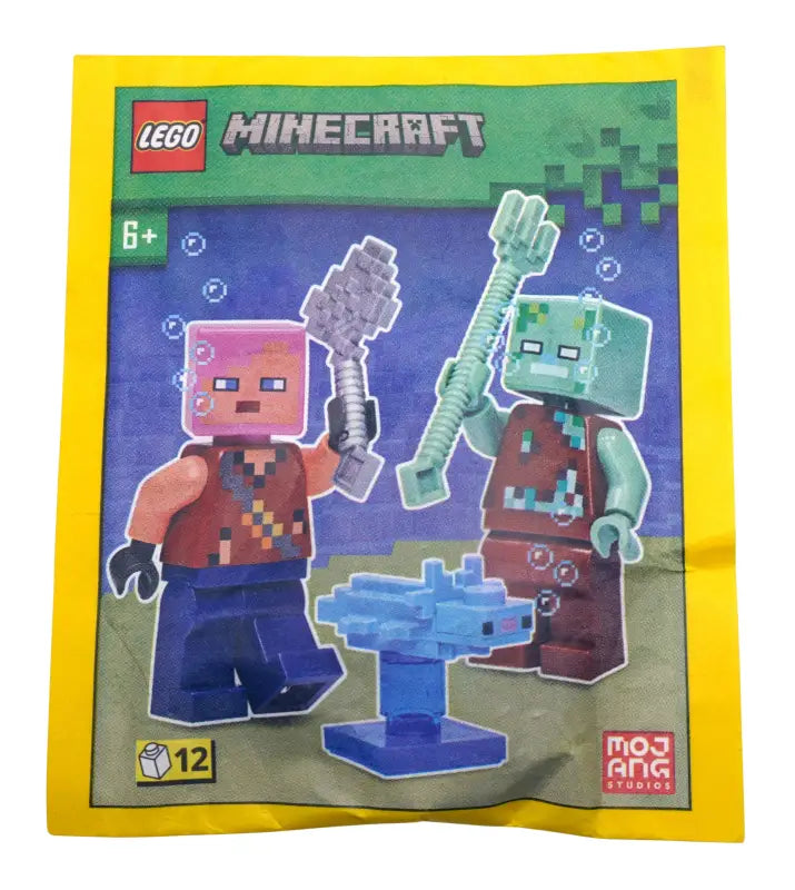 LEGO® Minecraft Abenteurer mit ertrunkenem Zombie und Axolotl