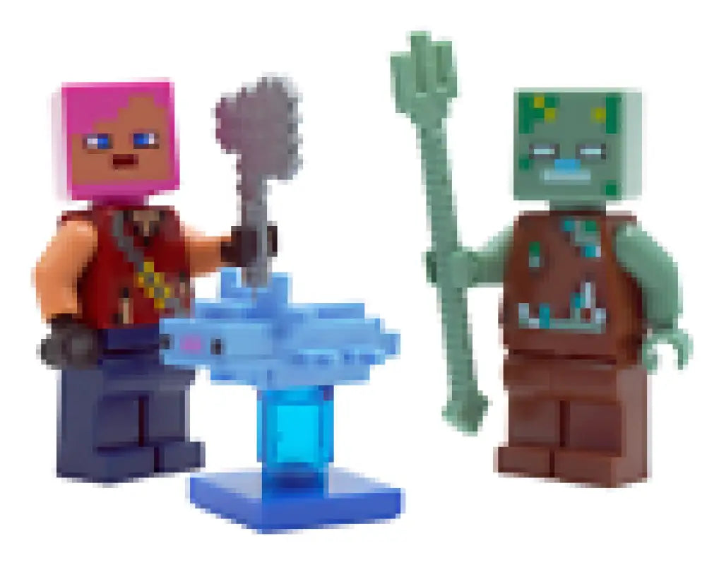 LEGO® Minecraft Abenteurer mit ertrunkenem Zombie und Axolotl