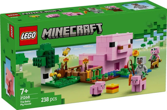 LEGO® Minecraft Babyschwein-Haus 21268 – Kreativer Bauspaß für kleine Abenteurer! NEU 238 Teile