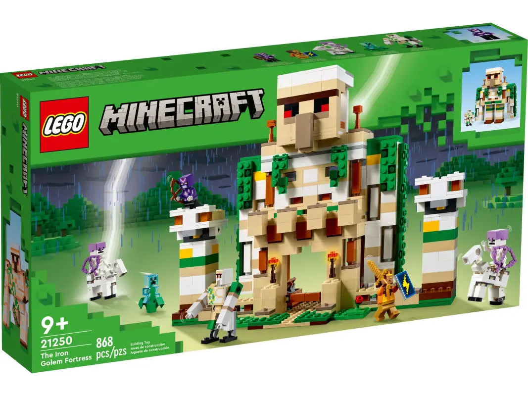 LEGO® Minecraft Die Eisengolem-Festung 21250 NEU – Baue Dein Ultimatives Abenteuer mit 868 Teilen!