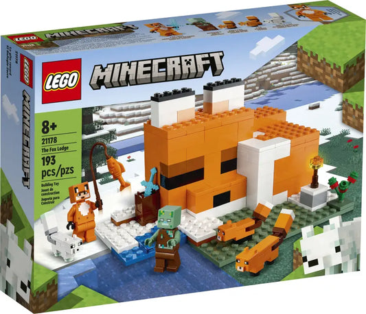 LEGO® Minecraft Fuchs-Lodge 21178 - Erwecke Fantasie zum Leben! 193 Teile Abenteuer Spaß NEU!