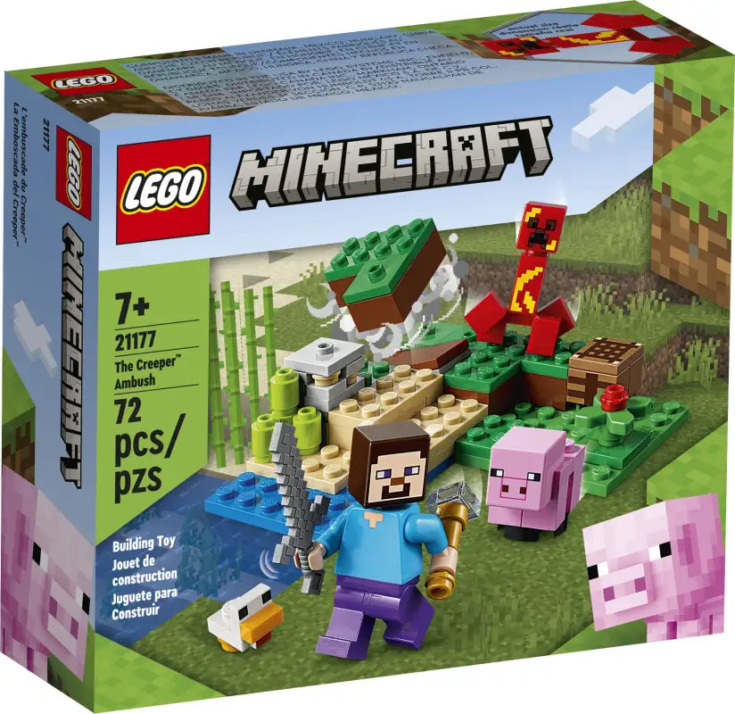 LEGO® Minecraft Der Hinterhalt des Creepers - 21177 NEU! Teile 72x