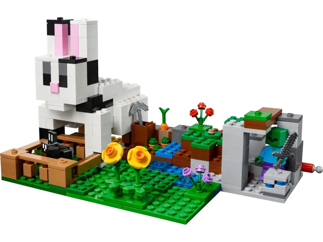LEGO® Minecraft Kaninchenranch - 21181 NEU! | Erschaffe Dein Pixel-Abenteuer mit 340 Teilen!