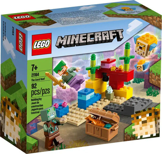 LEGO® Minecraft Das Korallenriff - 21164 NEU! Teile 92x