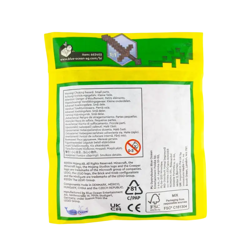 LEGO® Minecraft® Nether-Held mit Schreiter - Erobere die Unterwelt! | 662402 NEU!
