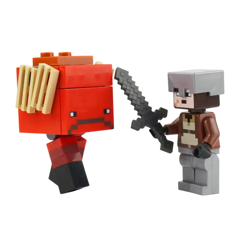 LEGO® Minecraft® Nether-Held mit Schreiter - Erobere die Unterwelt! | 662402 NEU!