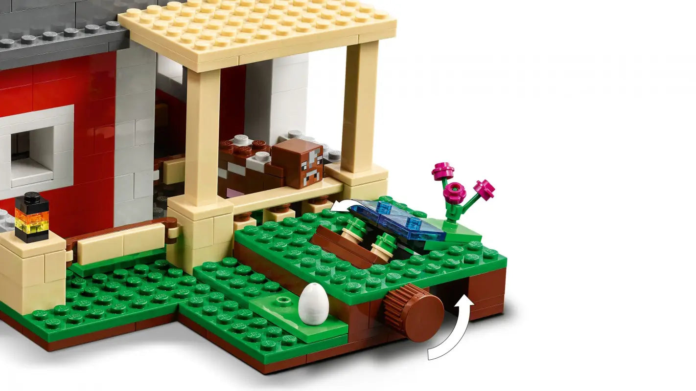LEGO® Minecraft Die rote Scheune - 21187 NEU! | Kreativer Bauspaß für Abenteurer - 799 Teile grenzenlose Fantasie