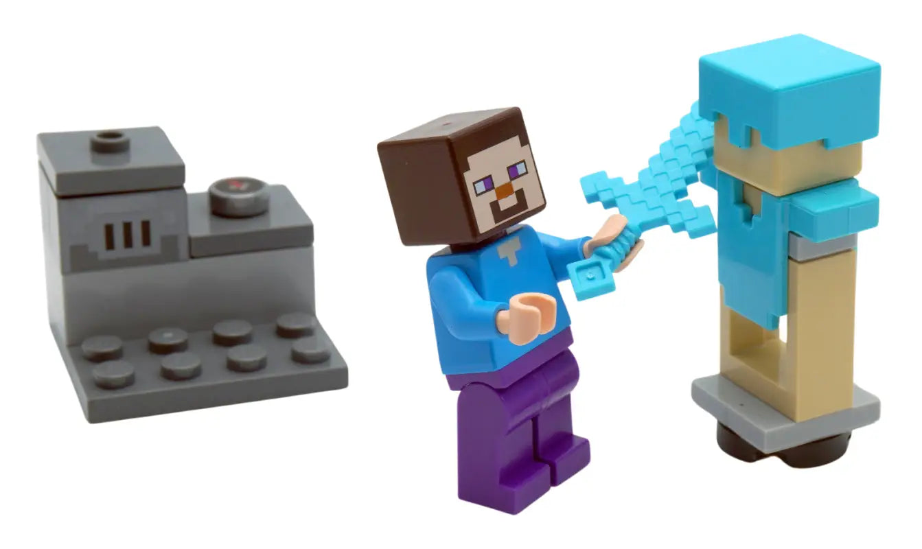 LEGO® Minecraft Steve mit Diamantrüstung - Entdecke die ultimative Kraft! NEU 662317 - Jetzt sichern!