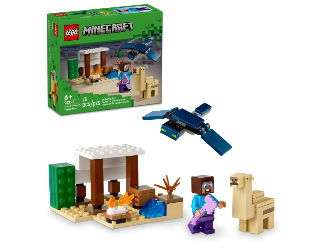 LEGO® Minecraft Abenteuer: Steves Wüstenexpedition - 21251 NEU! Dein kreatives Bauabenteuer beginnt hier!