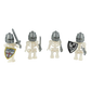 LEGO® MOC Set mit 4 bewaffneten Skeletten für Rollenspiele & Sammeln