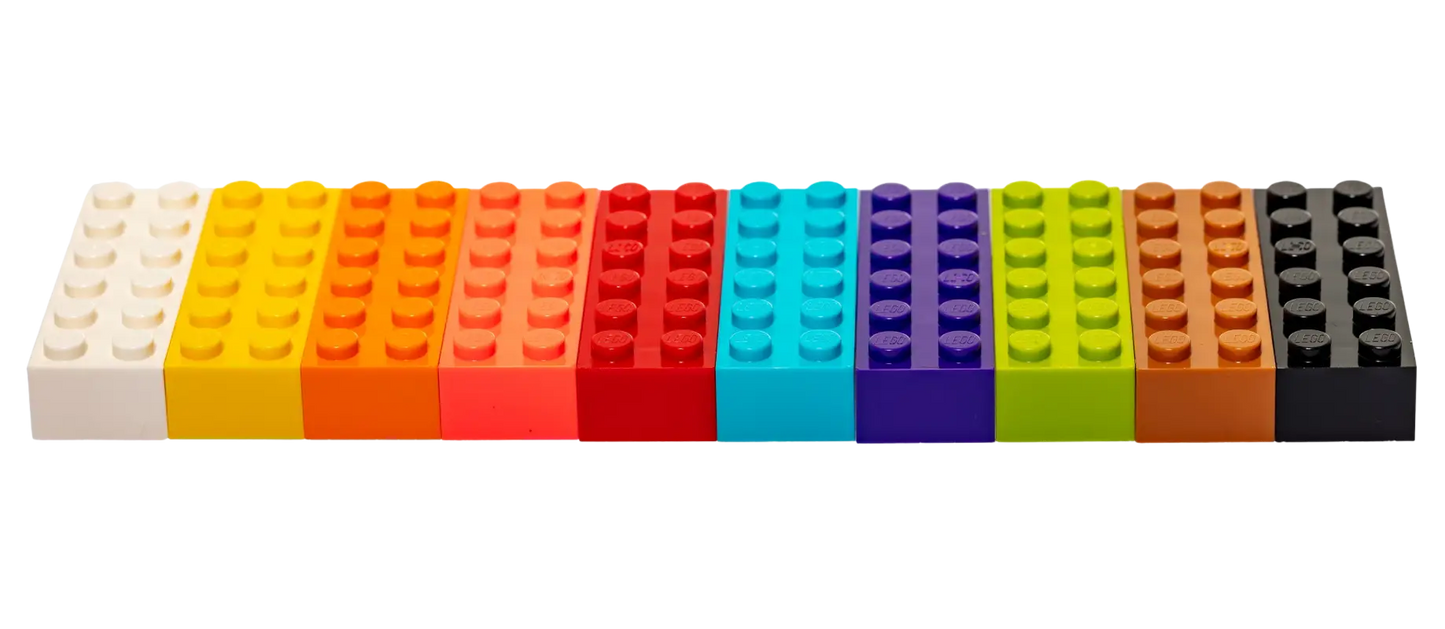 LEGO® Riesen Kindergartenpaket Bausteine - 10.000 Bunte Steine für Kreativen Spielspaß | Individuell Gemischte Sets