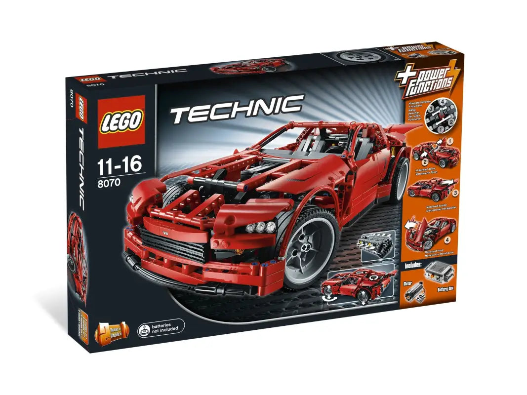 LEGO® Set Technic Super Car - 8070 NEU! Teile 1281x