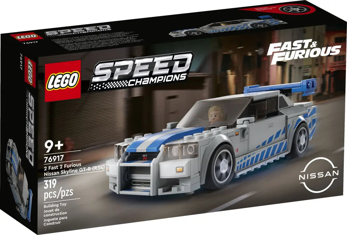 LEGO® Speed Champions Nissan Skyline GTR - 2 Fast Furious | Baue Dein Traumauto - NEU! 319 Teile voller Adrenalin