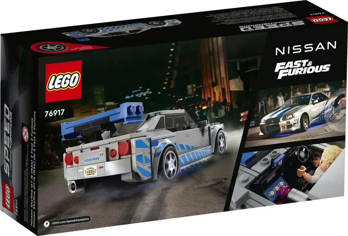 LEGO® Speed Champions Nissan Skyline GTR - 2 Fast Furious | Baue Dein Traumauto - NEU! 319 Teile voller Adrenalin