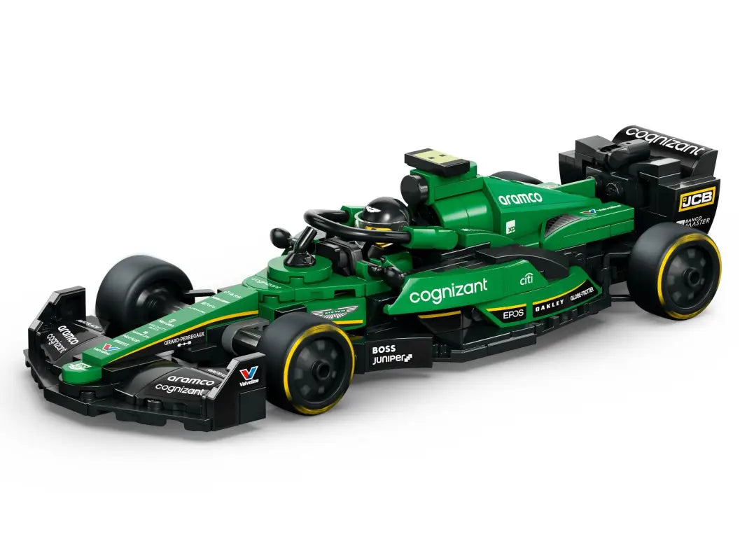 LEGO® Speed Champions: Aston Martin AMR23 & Safety Car – Ultimatives Formel-1-Rennabenteuer mit 2 Rennwagen Minifiguren