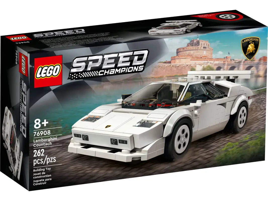 LEGO® Speed Champions Lamborghini Countach - 76908 NEU! | Erlebe den Adrenalinkick mit 262 Teilen purer Geschwindigkeit!