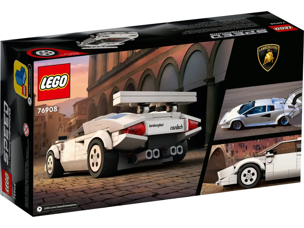 LEGO® Speed Champions Lamborghini Countach - 76908 NEU! | Erlebe den Adrenalinkick mit 262 Teilen purer Geschwindigkeit!