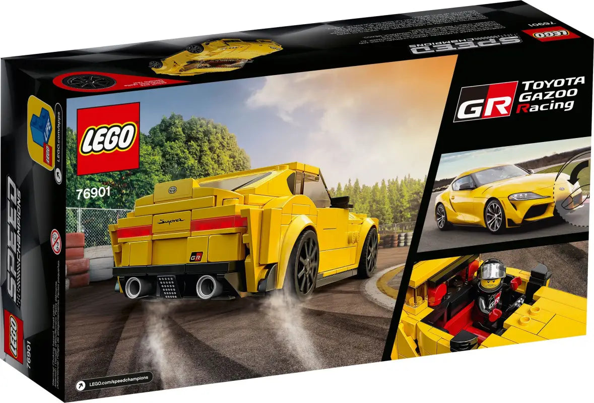 LEGO® Speed Champions Toyota GR Supra - 76901: Erlebe Rennsport-Action pur! NEU mit 299 Teilen!