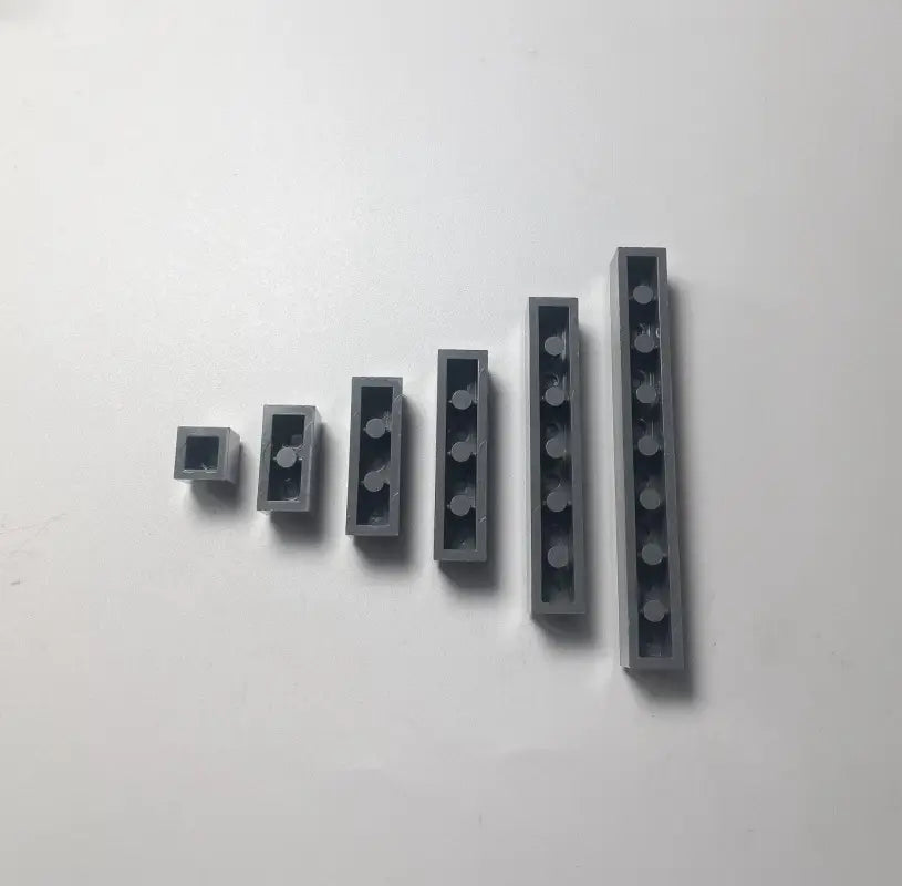 LEGO® Steine Dunkelgrau 1x1 1x2 1x3 1x4 - NEU! Menge 1.000x