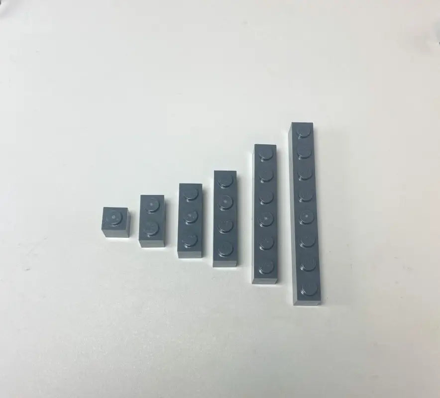 LEGO® Steine Dunkelgrau 1x1 1x2 1x3 1x4 - NEU! Menge 50x