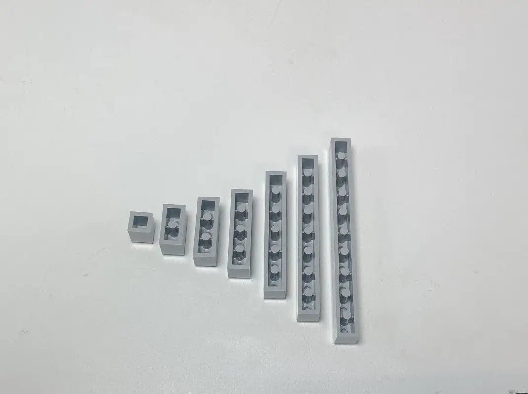 LEGO® Steine Hellgrau 1x1 1x2 1x3 1x4 - NEU! Menge 1.000x