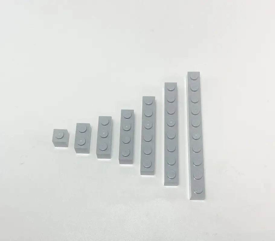 LEGO® Steine Hellgrau 1x1 1x2 1x3 1x4 - NEU! Menge 50x