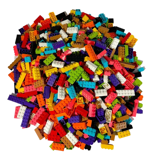 LEGO® Steine Hochsteine Bunt 1 Kilo ca. 500 NEU! Menge 500x