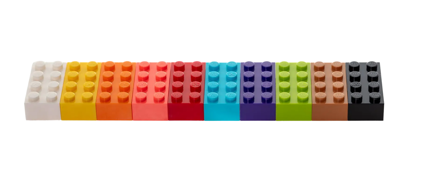 LEGO® Steine Hochsteine Bunt Gemischt 16kg - Unendliche Kreativität mit 10.000 Individuell Kombinierten Bausteinen! NEU!