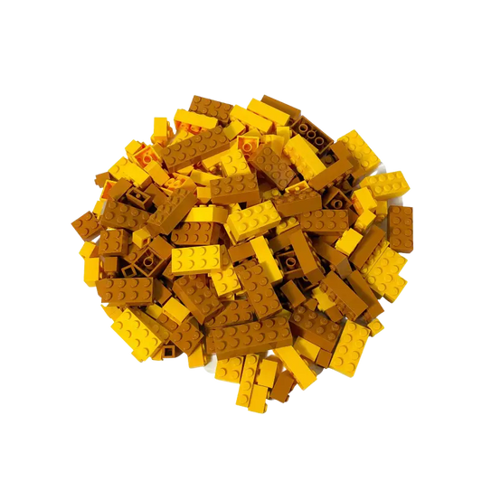 LEGO® Steine Hochsteine Gelb & Nougat